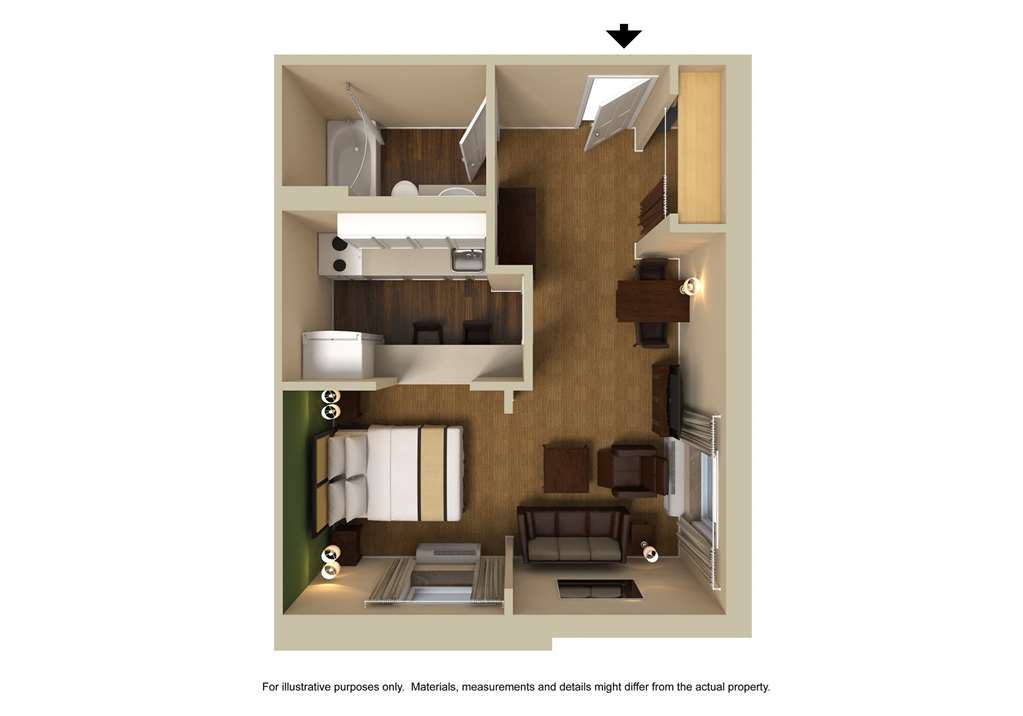 Extended Stay America Select Suites - Charlotte - University Place - E Mccullough Dr Szoba fotó